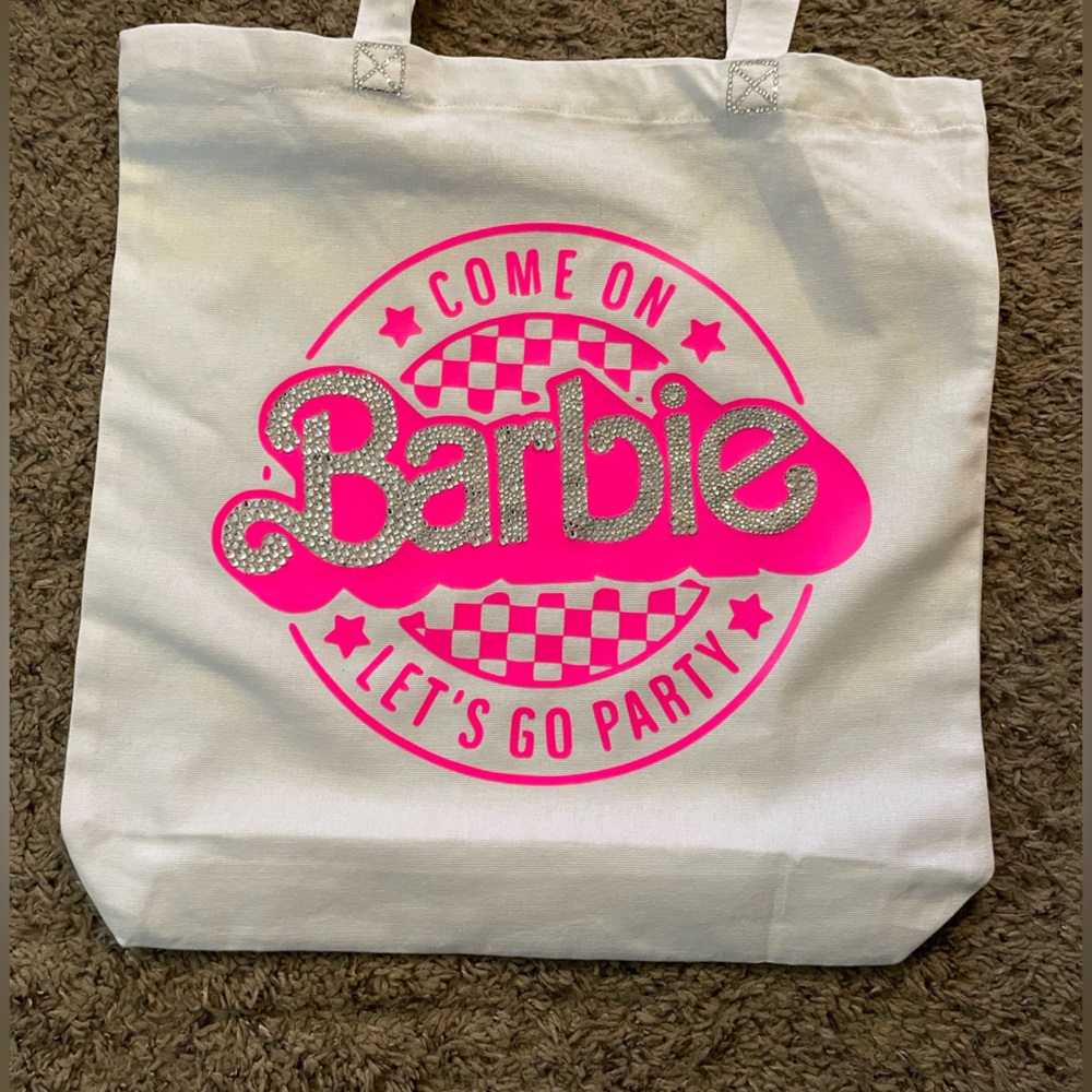 Barbie Custom Bling Tote Bag